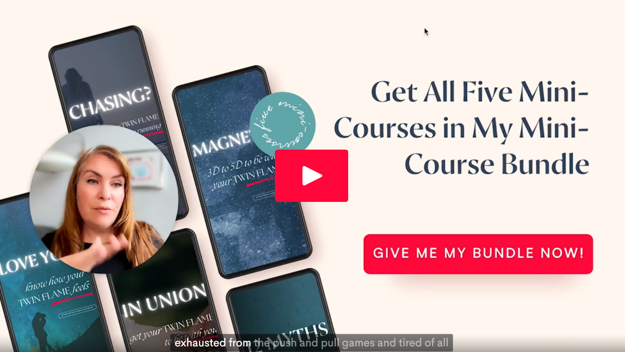 5-Twin Flame Mini-Course Bundle Play Button